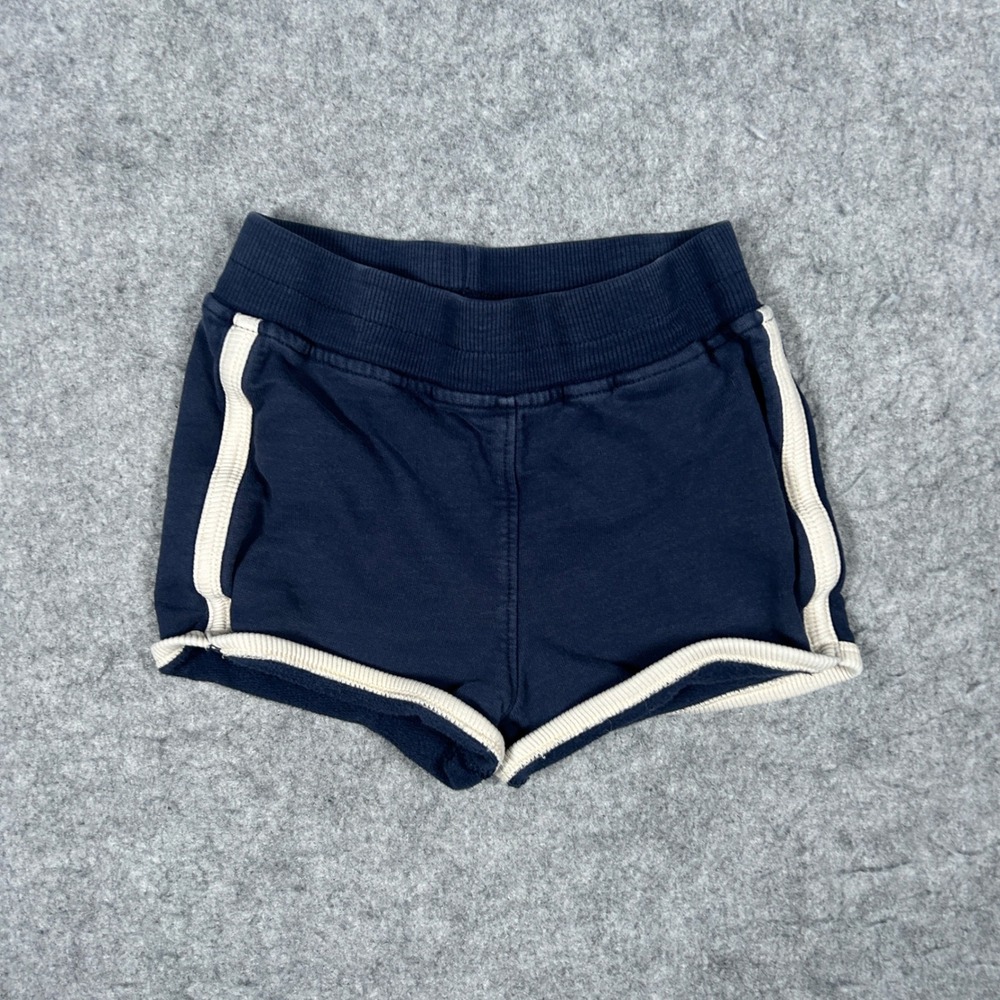 Patagonia Shorts Kids 2T Navy Blue Retro Dolphin Fleece Organic Cotton Lounge